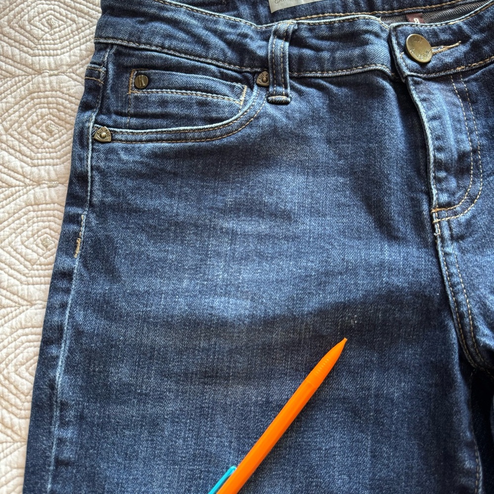 Kut from the Kloth Catherine Boyfriend Jeans Straight Leg Mid Rise Denim Sz 8 - Picture 15 of 16